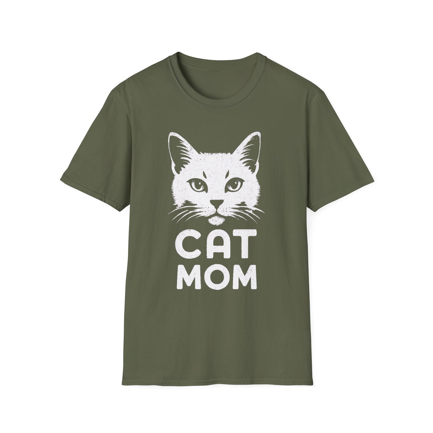 Cat Mom Vintage Face T-Shirt