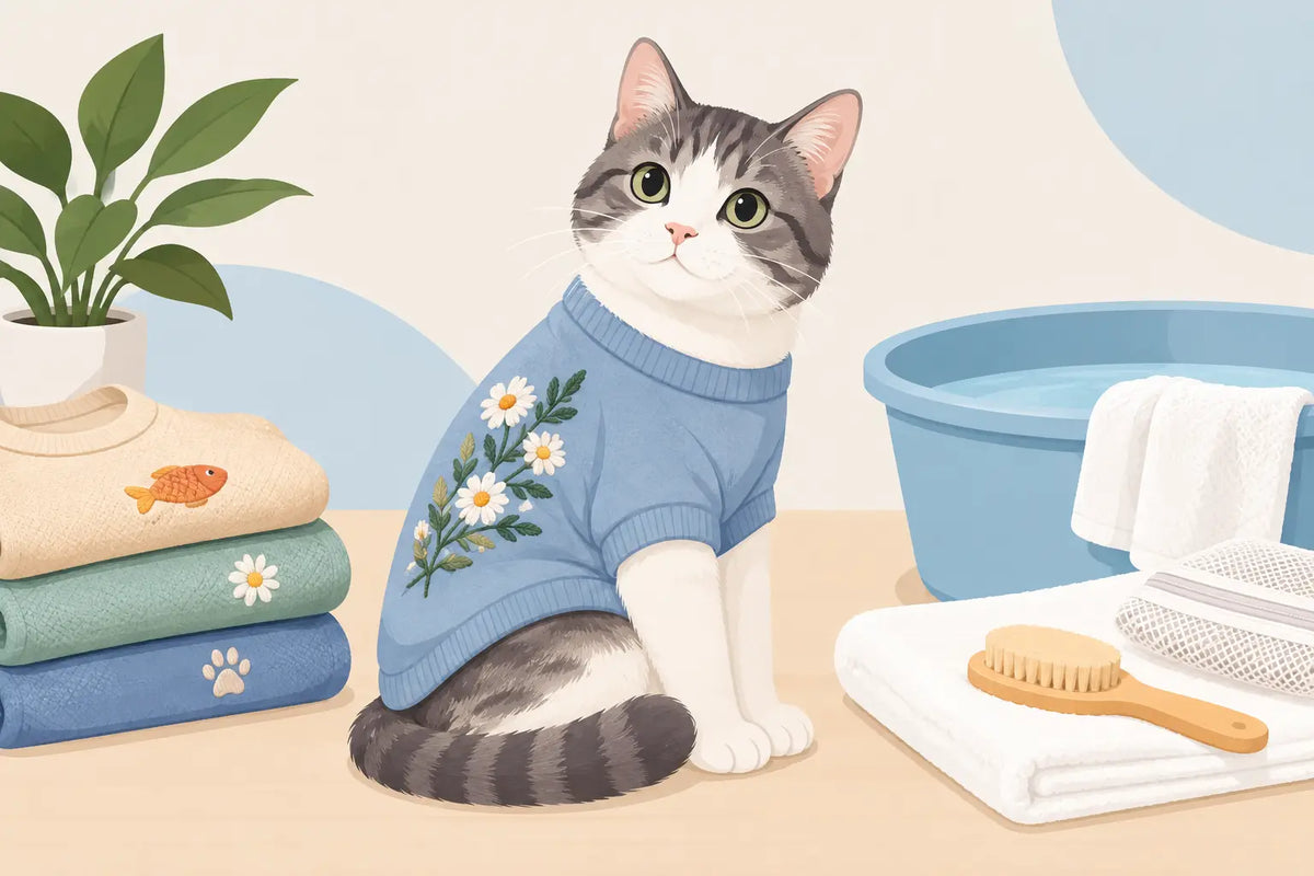 A Guide to Caring for Embroidery on Cat Clothes