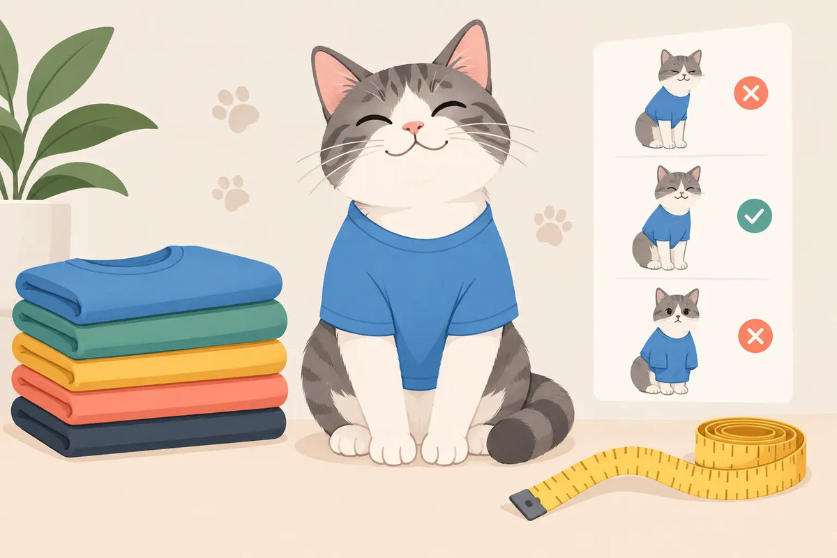 Funny Cat Shirt Size Guide for a Purrfect Fit