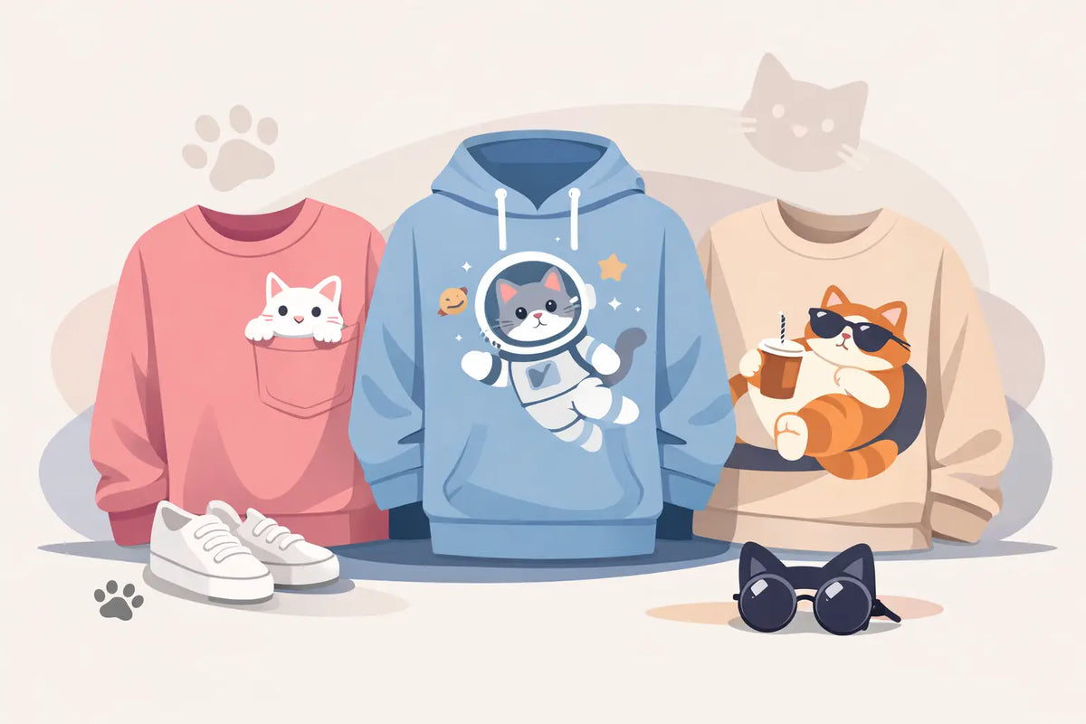Funny Cat Sweatshirts You’ll Actually Wear