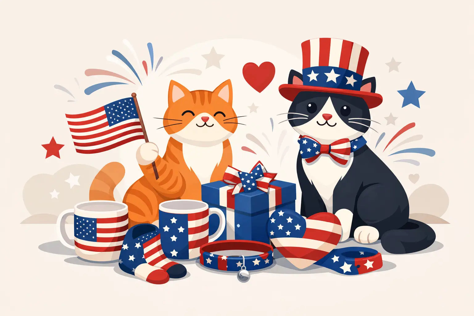 12 Patriotic Gifts for Cat Lovers That Purr