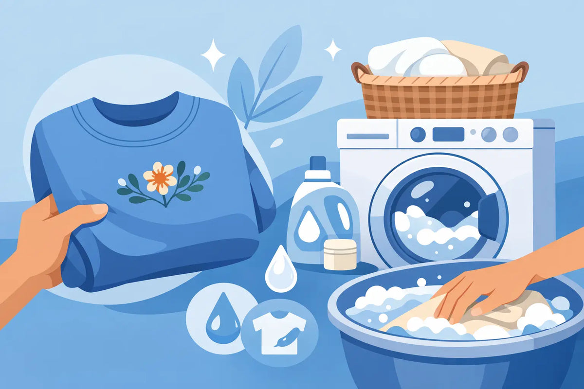 How to Wash Embroidered Sweatshirts Safely