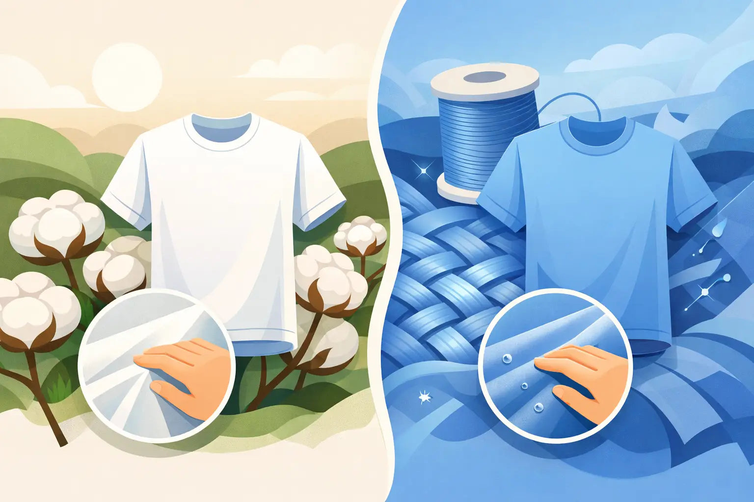 Cotton Versus Polyester Shirts: Which Feels Better?