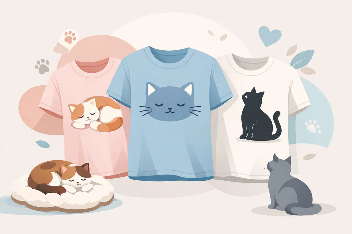 Soft Cat Themed T Shirts You’ll Actually Wear