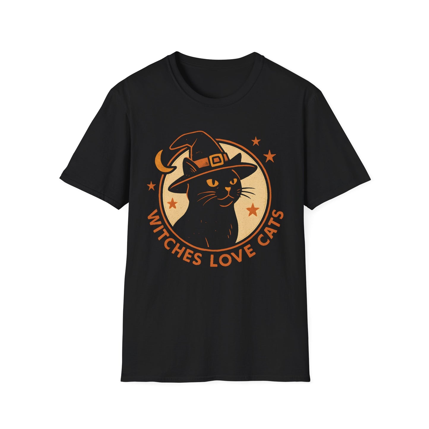 Witches Love Cats Halloween T-Shirt