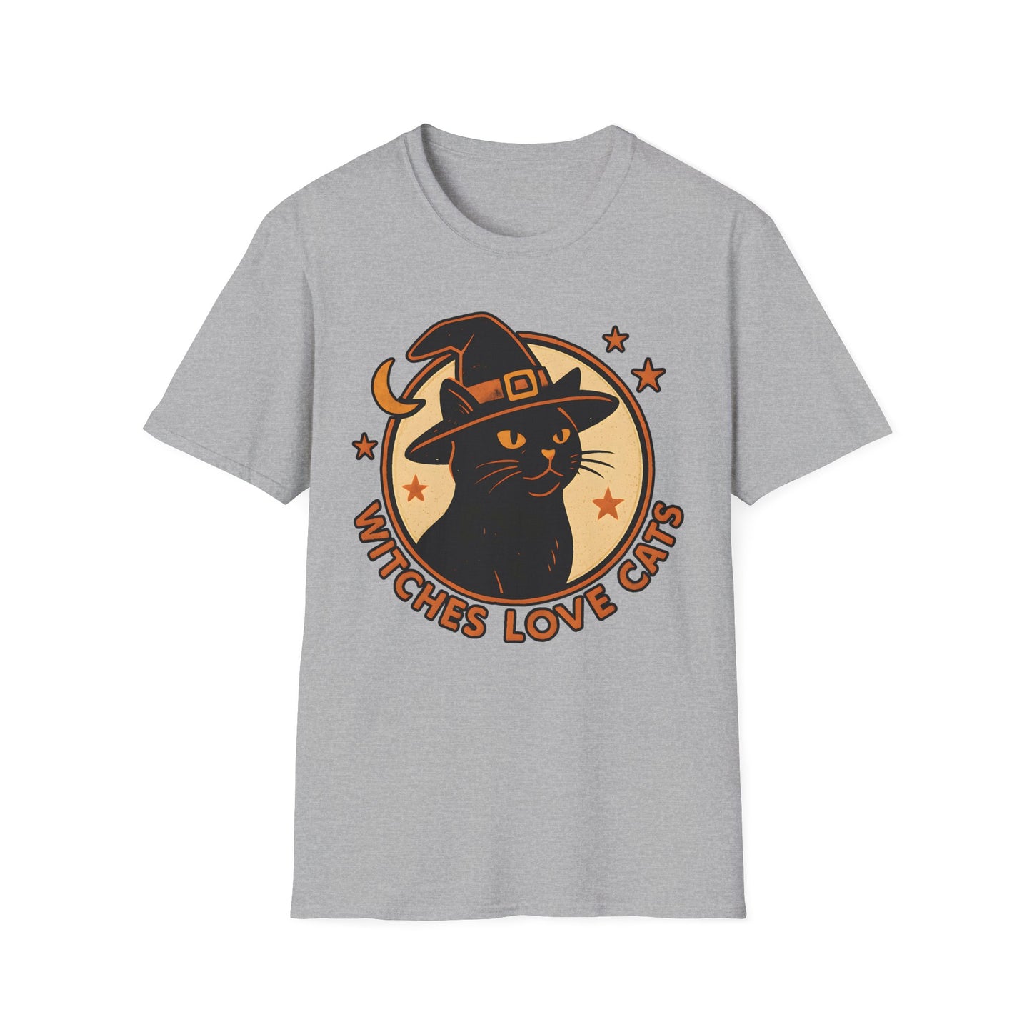 Witches Love Cats Halloween T-Shirt