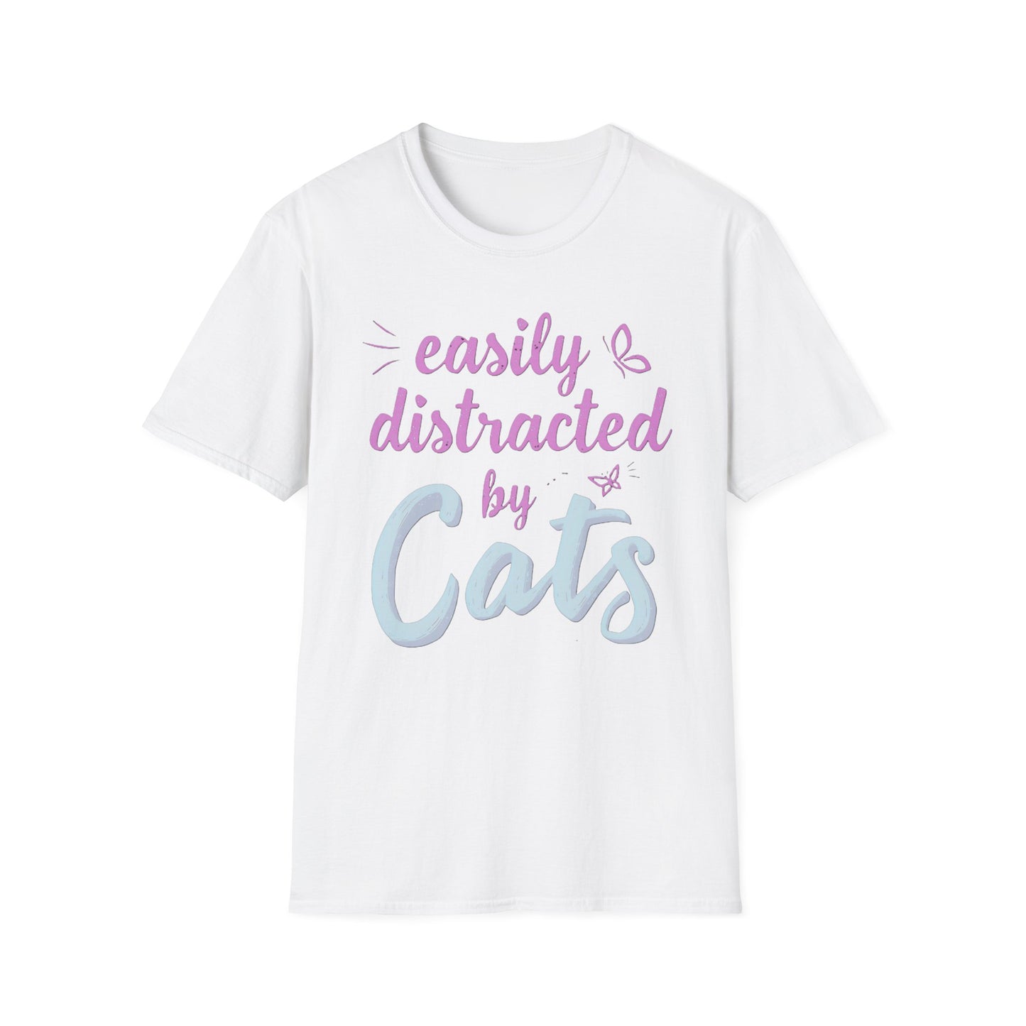 Easily Distracted by Cats T-Shirt
