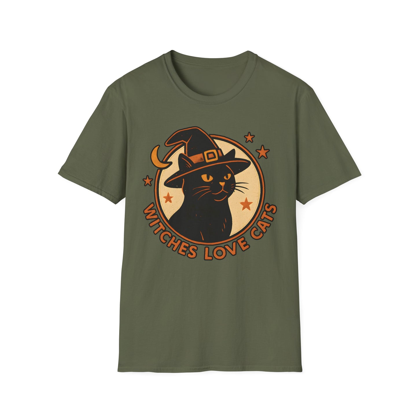 Witches Love Cats Halloween T-Shirt