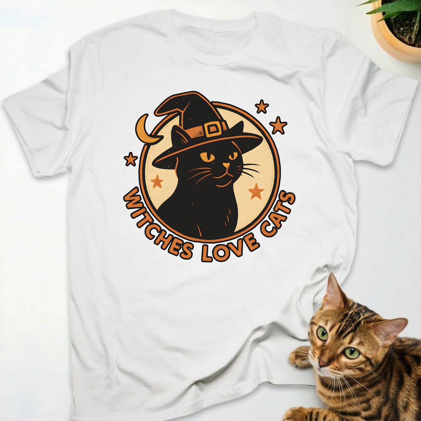 Witches Love Cats T-Shirt