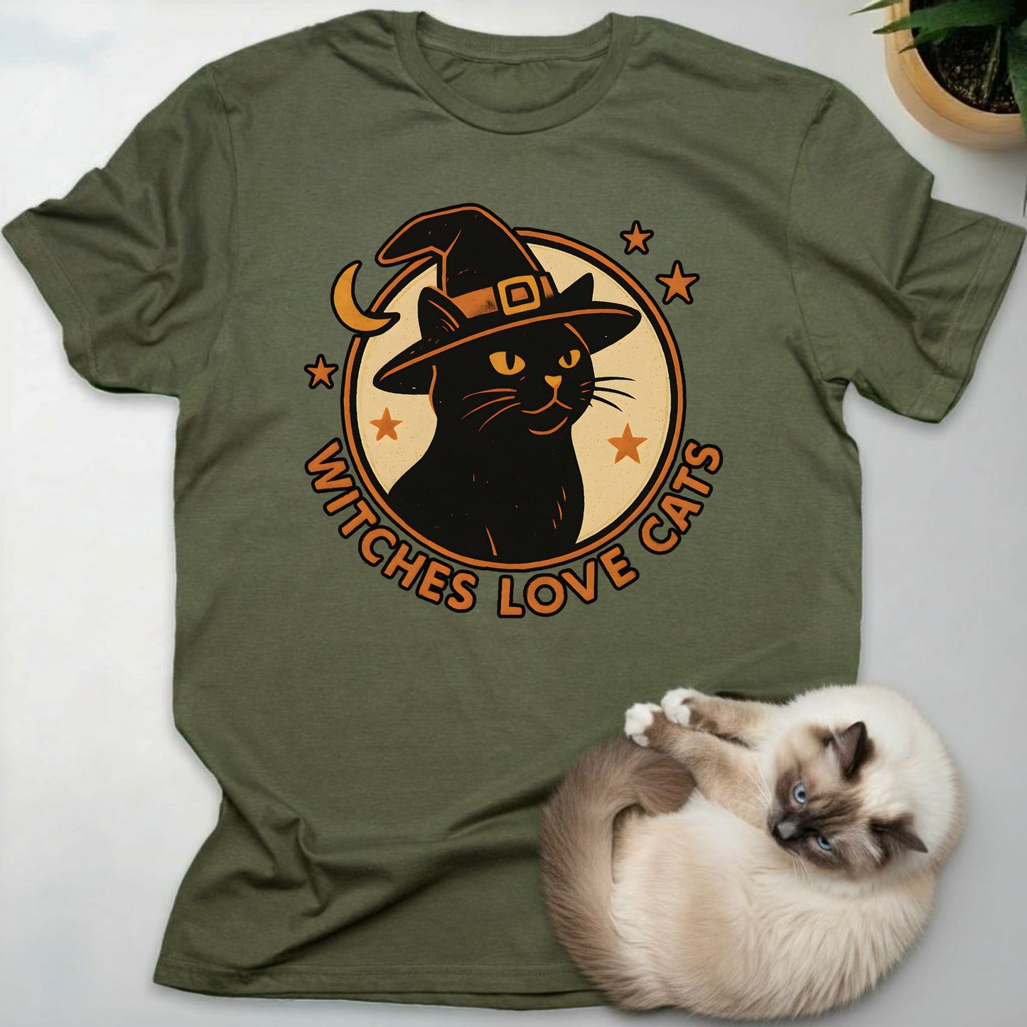 Witches Love Cats T-Shirt