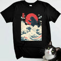 Giant Cat Japanese Wave Tee