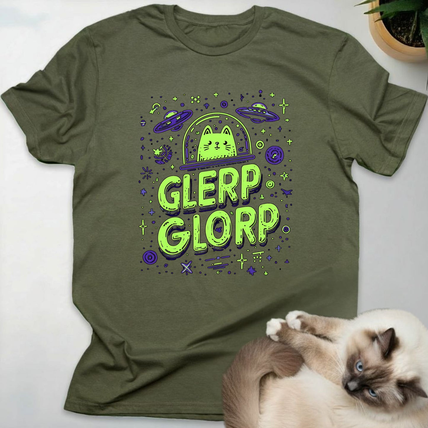 Glerp Glorp Alien Cat