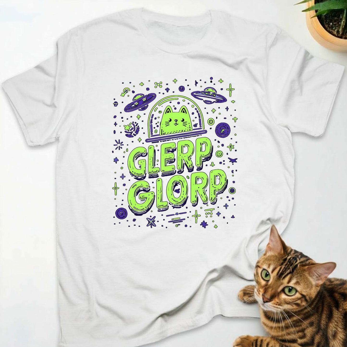 Glerp Glorp Alien Cat