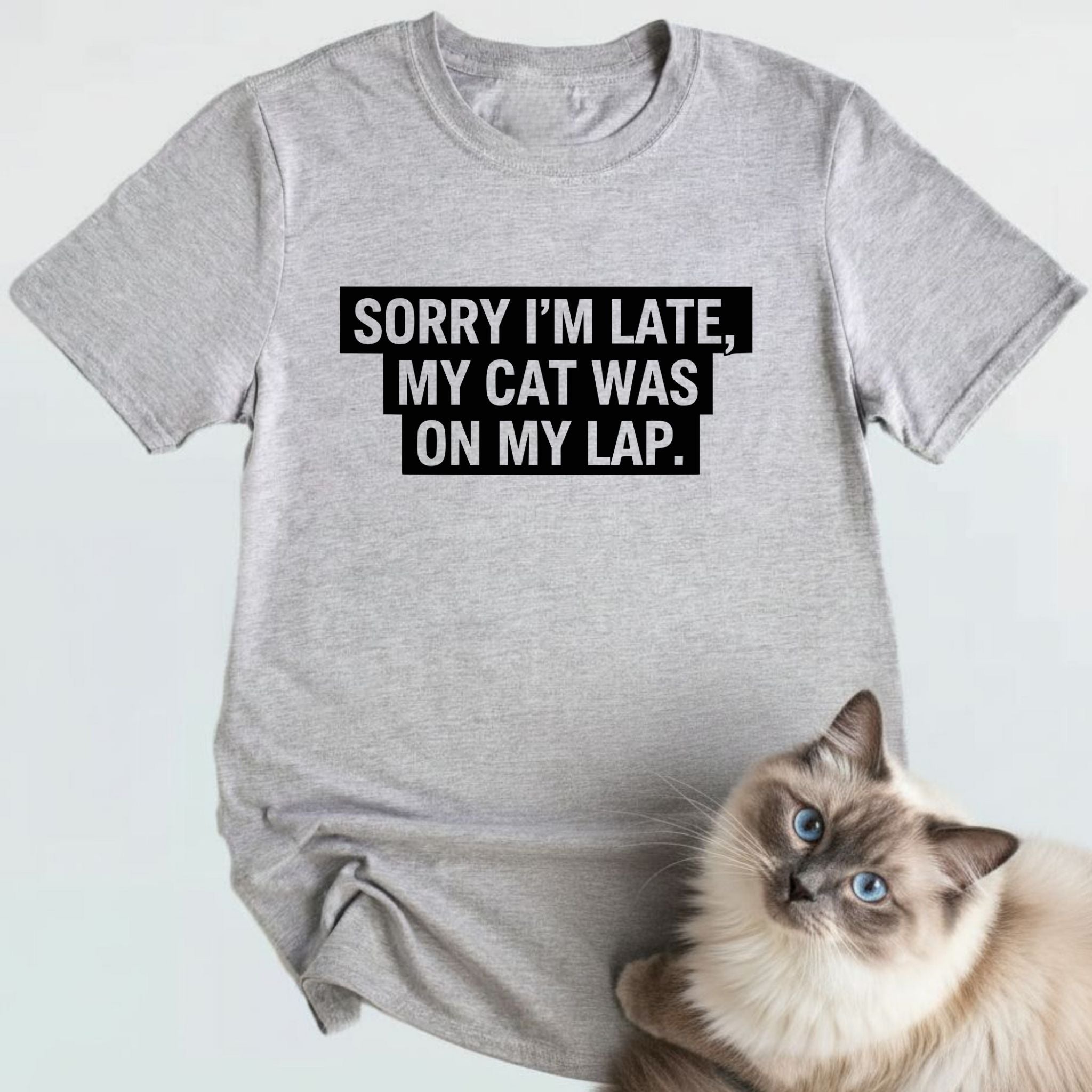 Sorry I’m Late, My Cat Was On My Lap