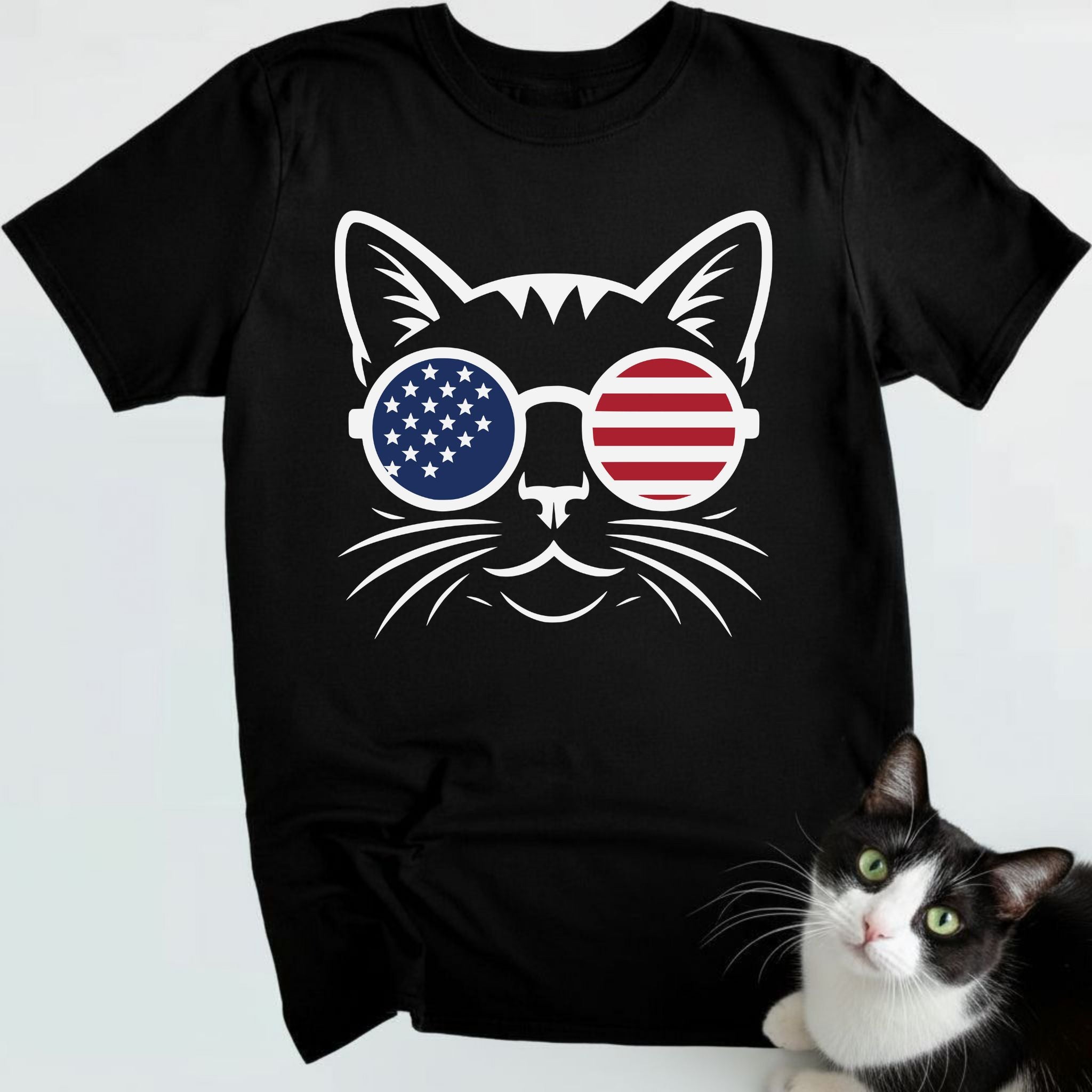 Patriotic Cat T-Shirt
