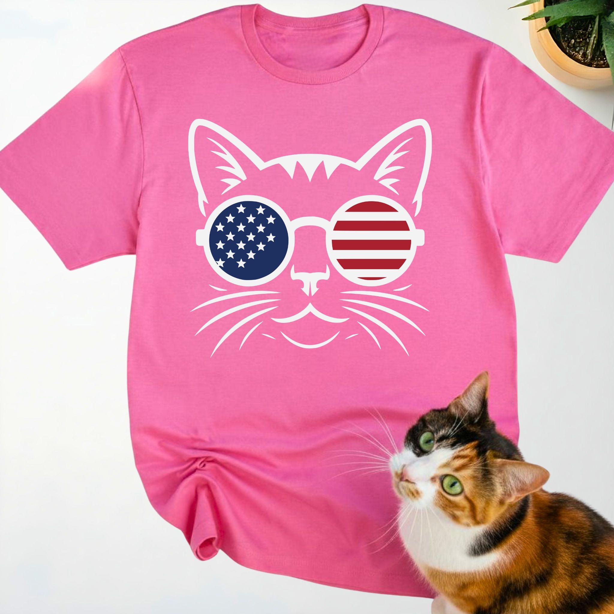 Patriotic Cat T-Shirt