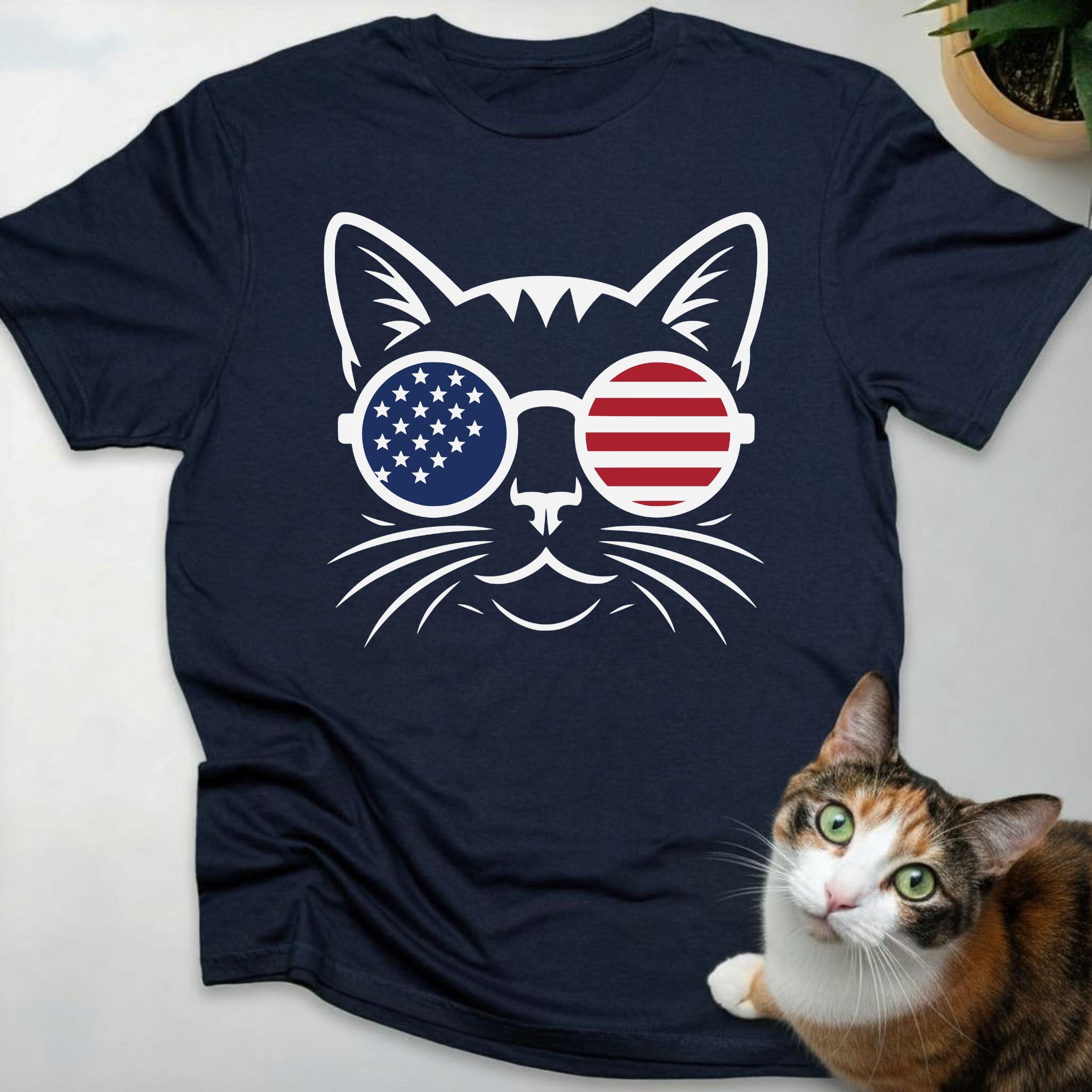 Patriotic Cat T-Shirt