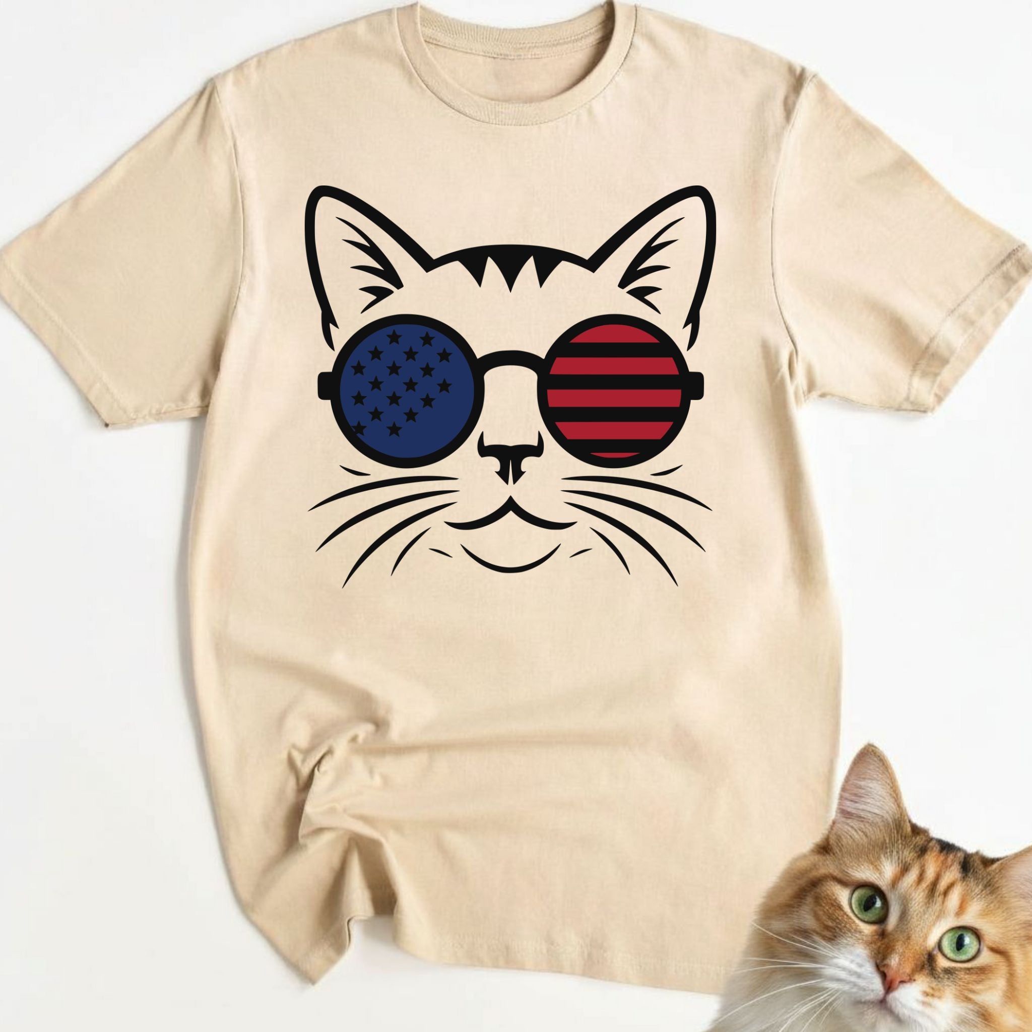 Patriotic Cat T-Shirt