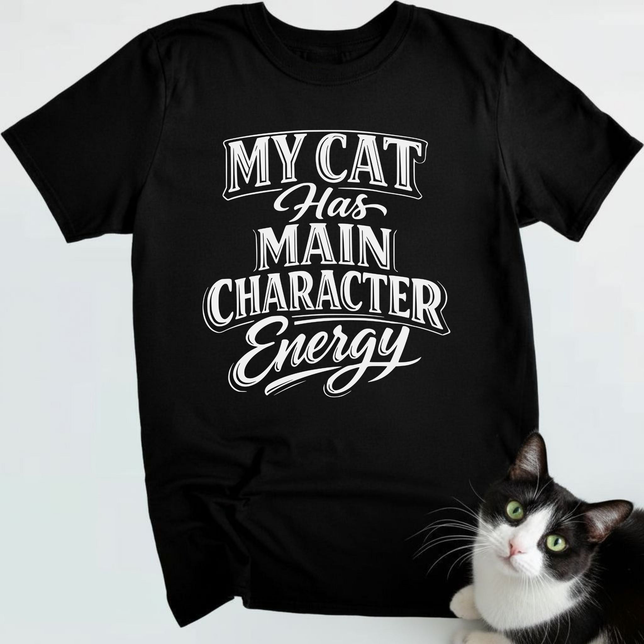 My cat has main character energy