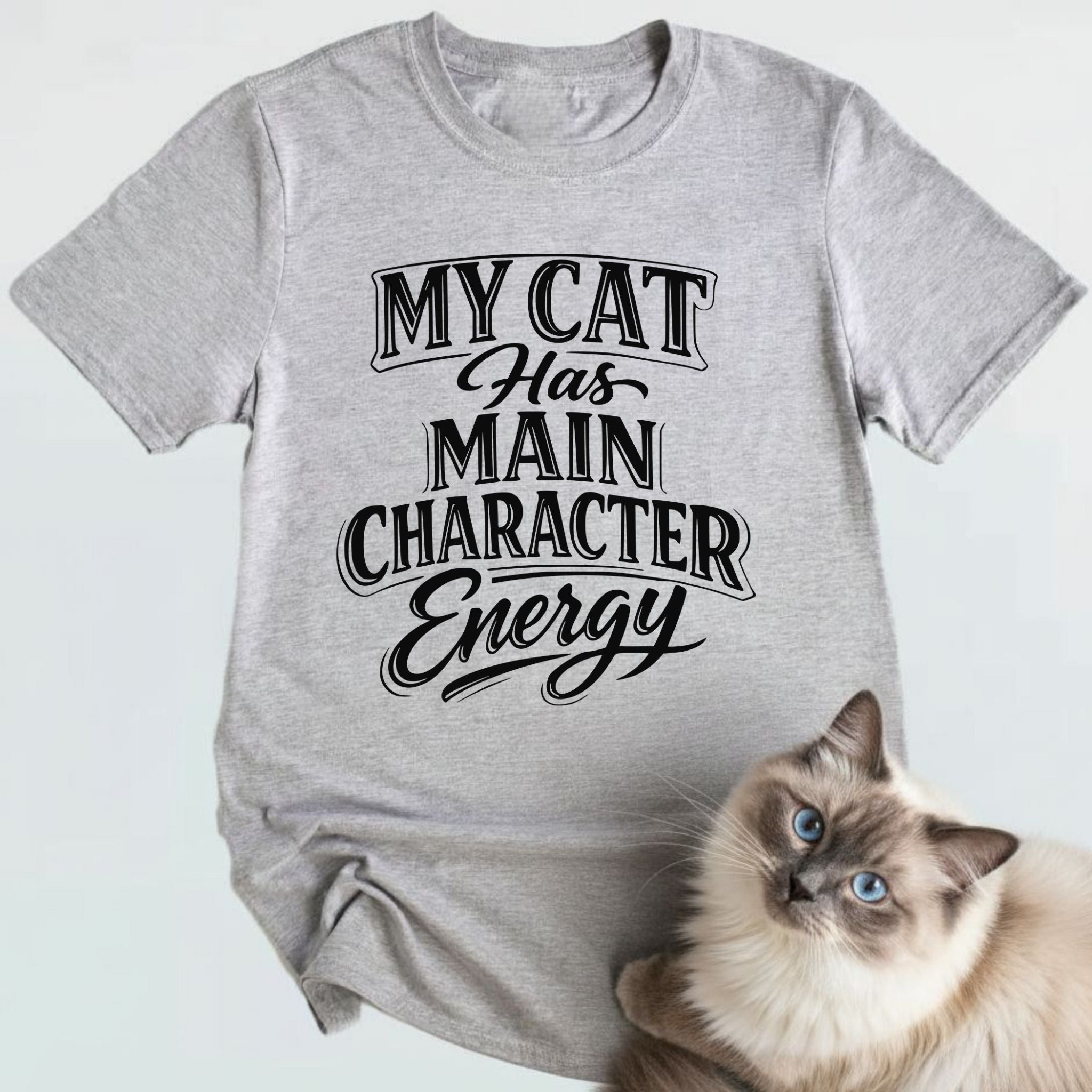My cat has main character energy