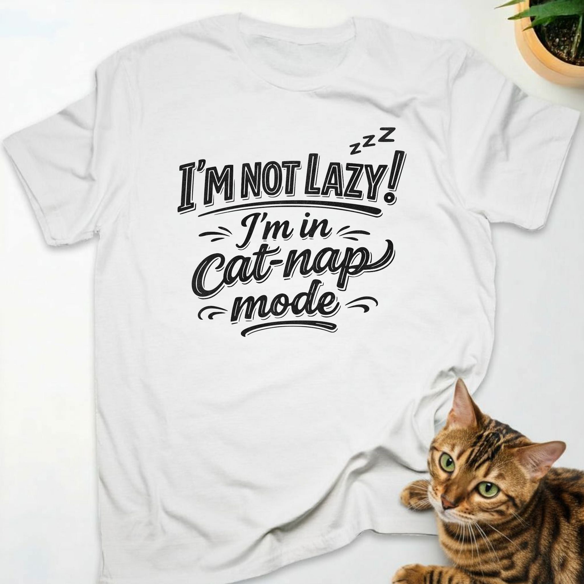 I'm not lazy! I'm in cat-nap mode