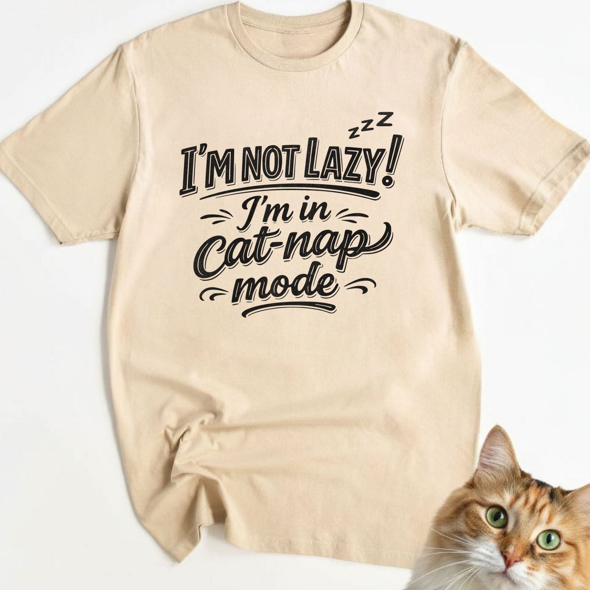 I'm not lazy! I'm in cat-nap mode