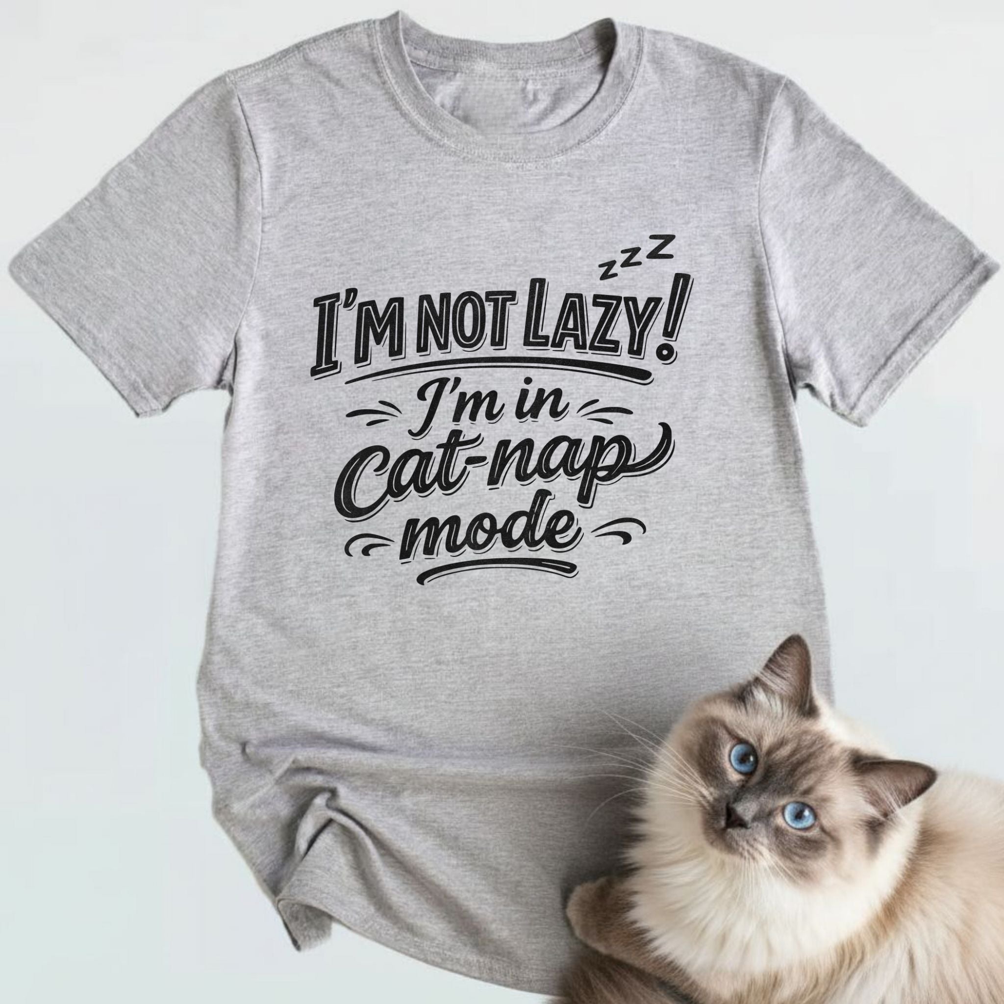 I'm not lazy! I'm in cat-nap mode
