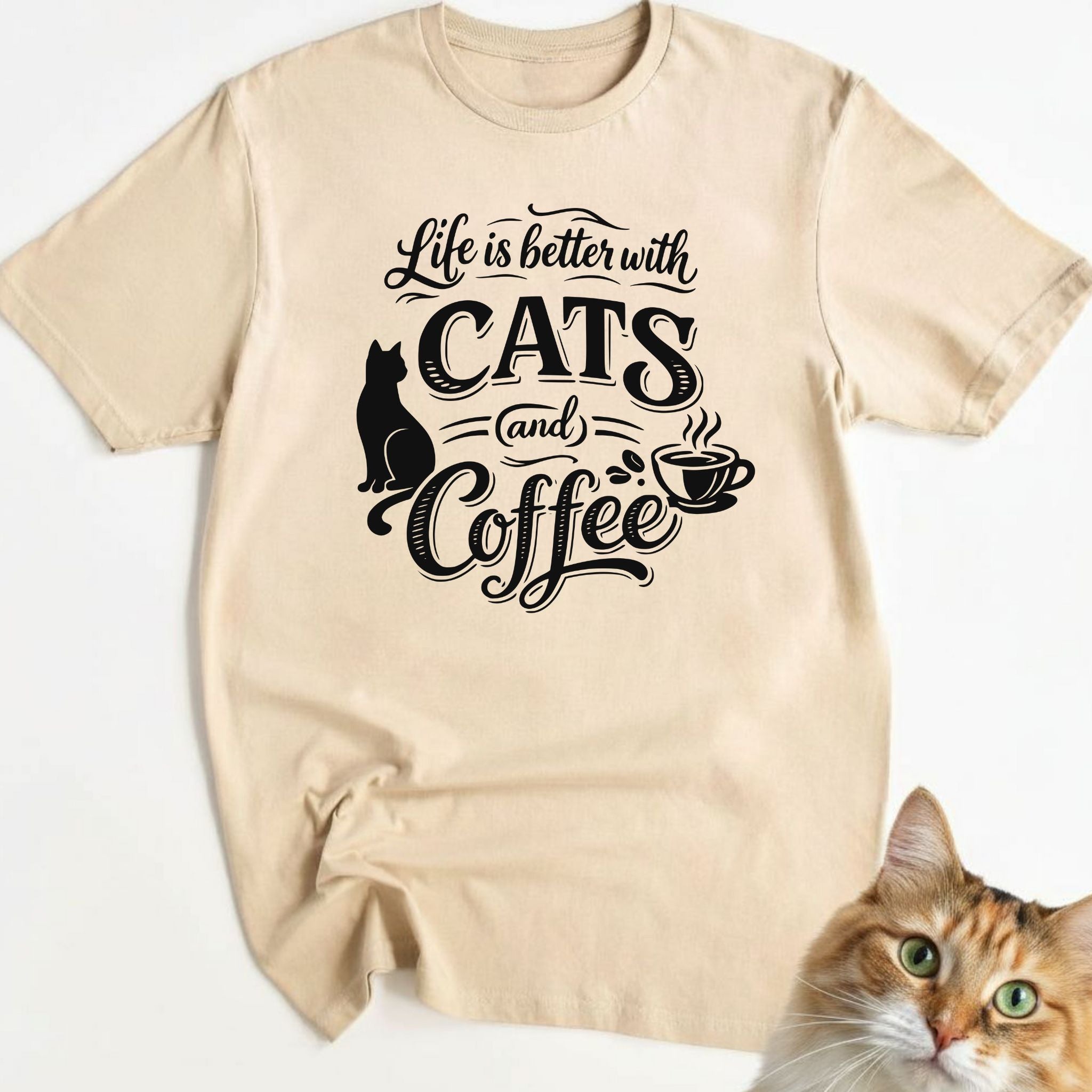 Life is better with cats and coffee