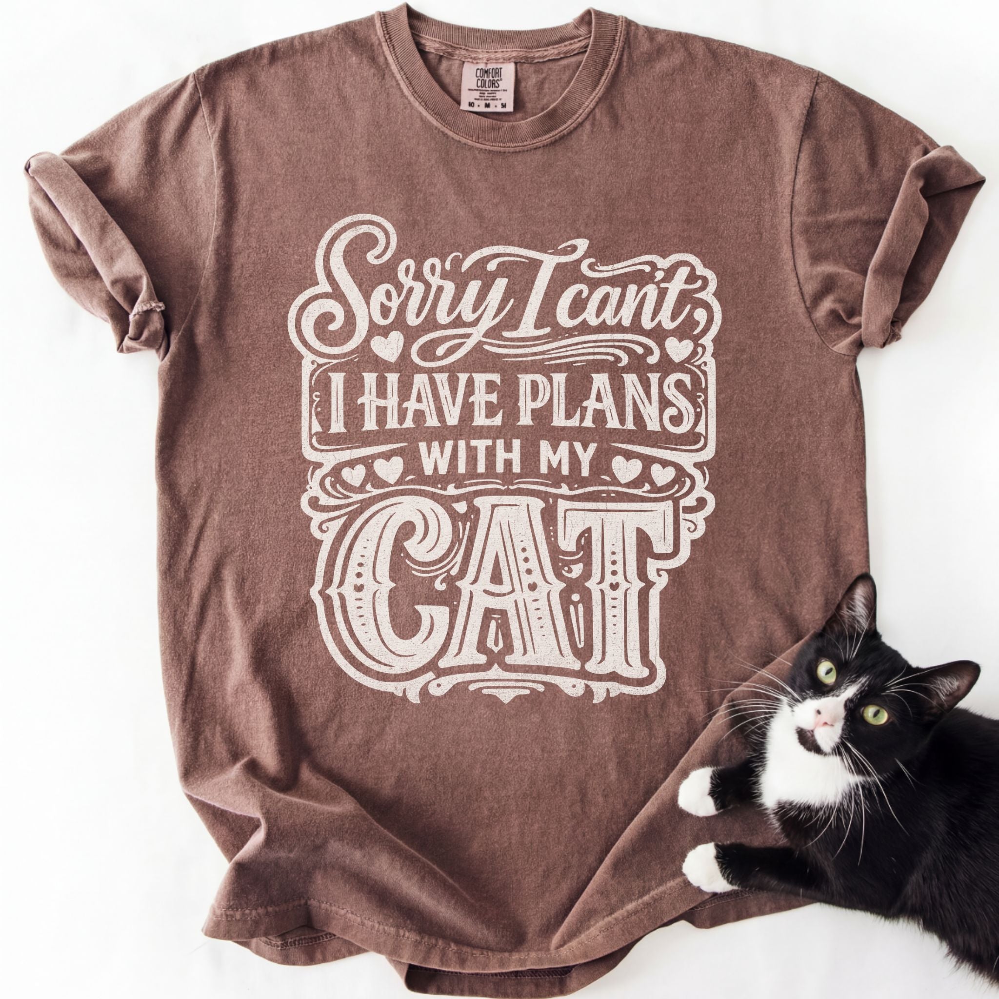Plans With My Cat T-Shirt