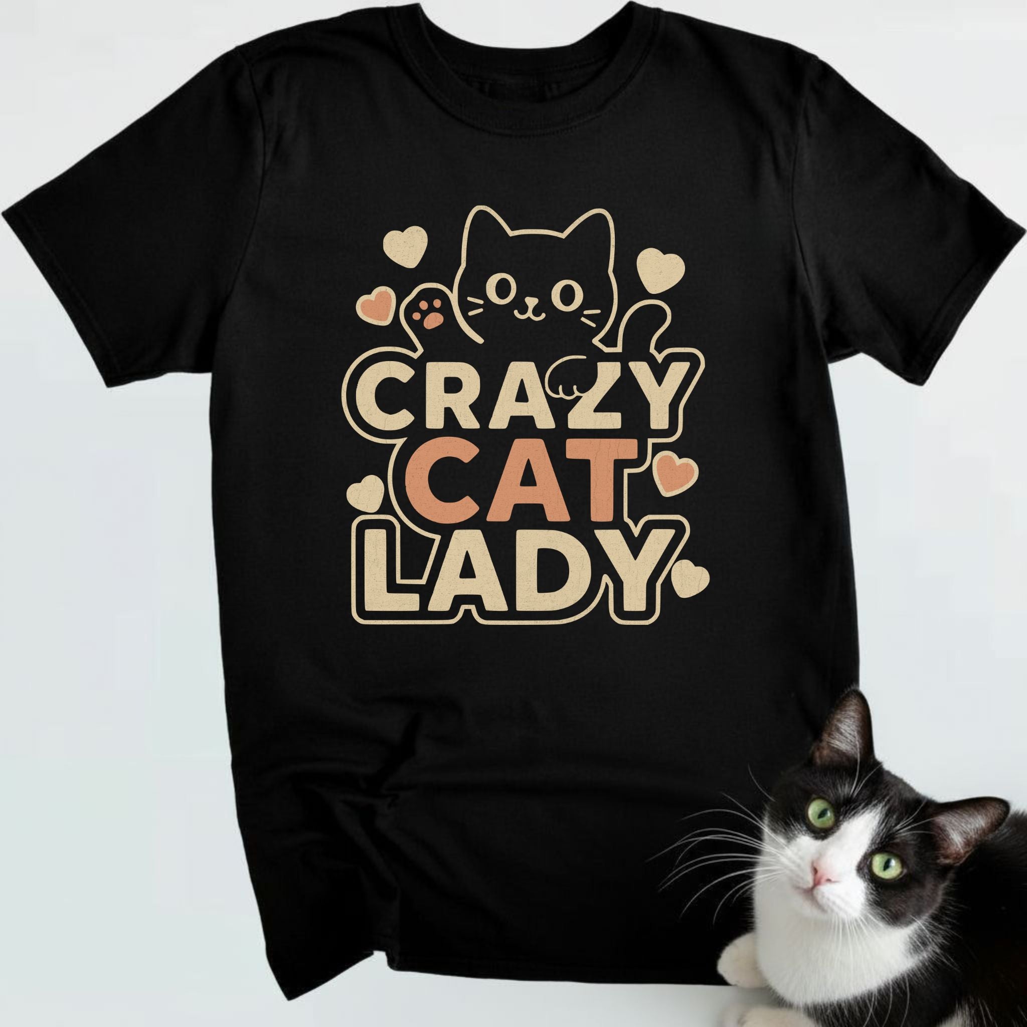 Crazy Cat Lady  T-Shirt