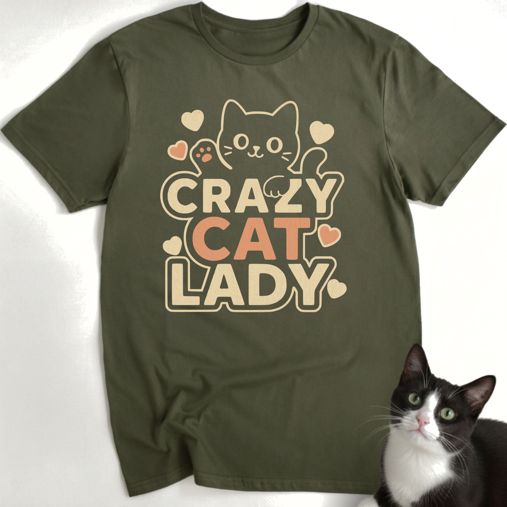 Crazy Cat Lady  T-Shirt