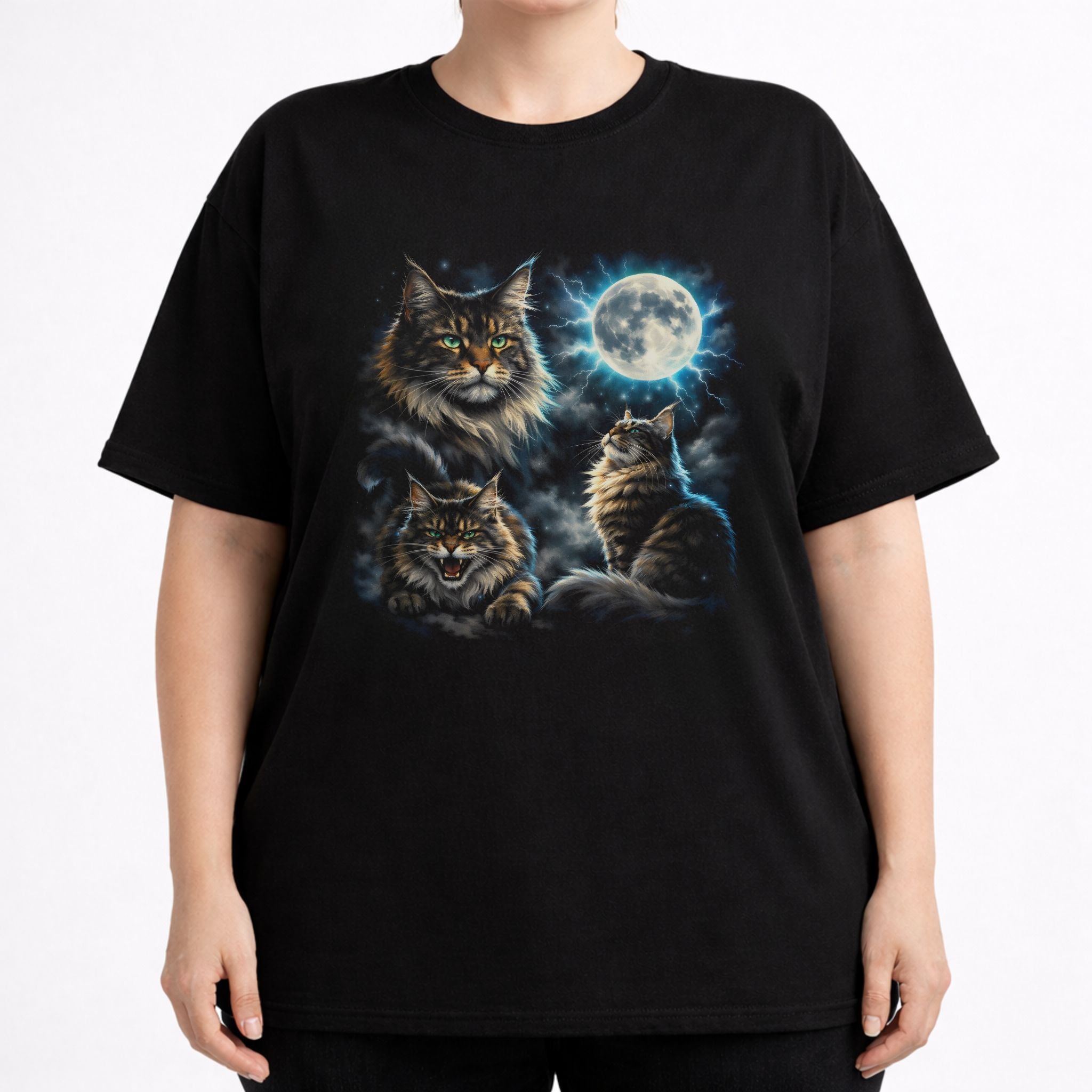 Moonlit Maine Coon T-Shirt