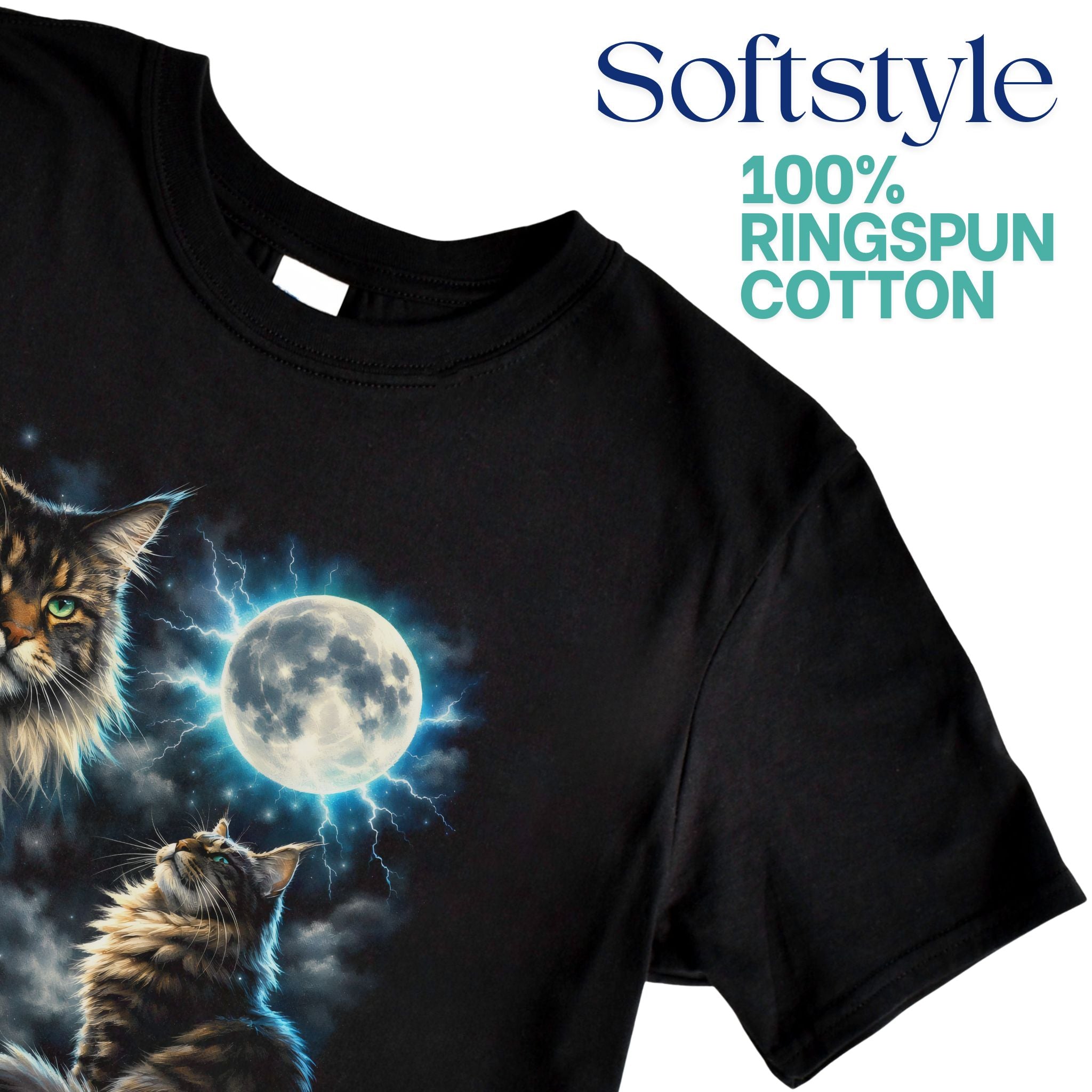 Moonlit Maine Coon T-Shirt