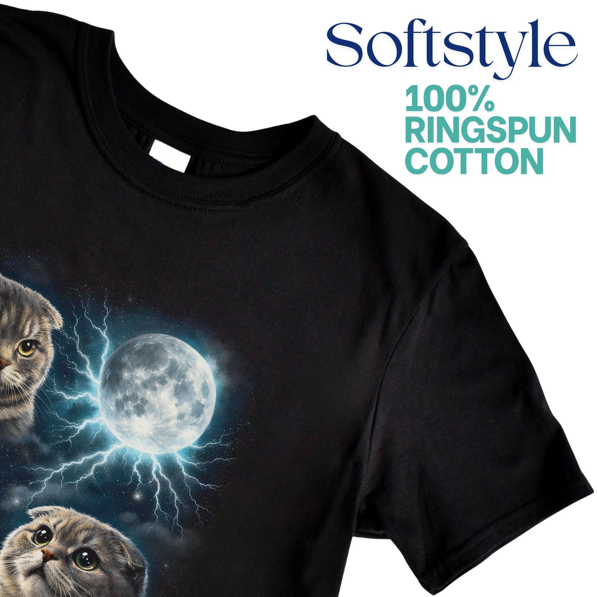 Moonlit Scottish Fold T-Shirt
