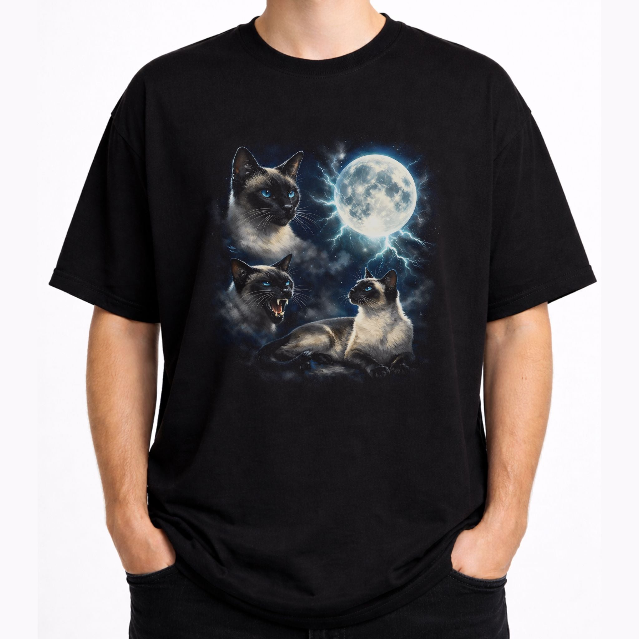 Moonlit Siamese T-Shirt