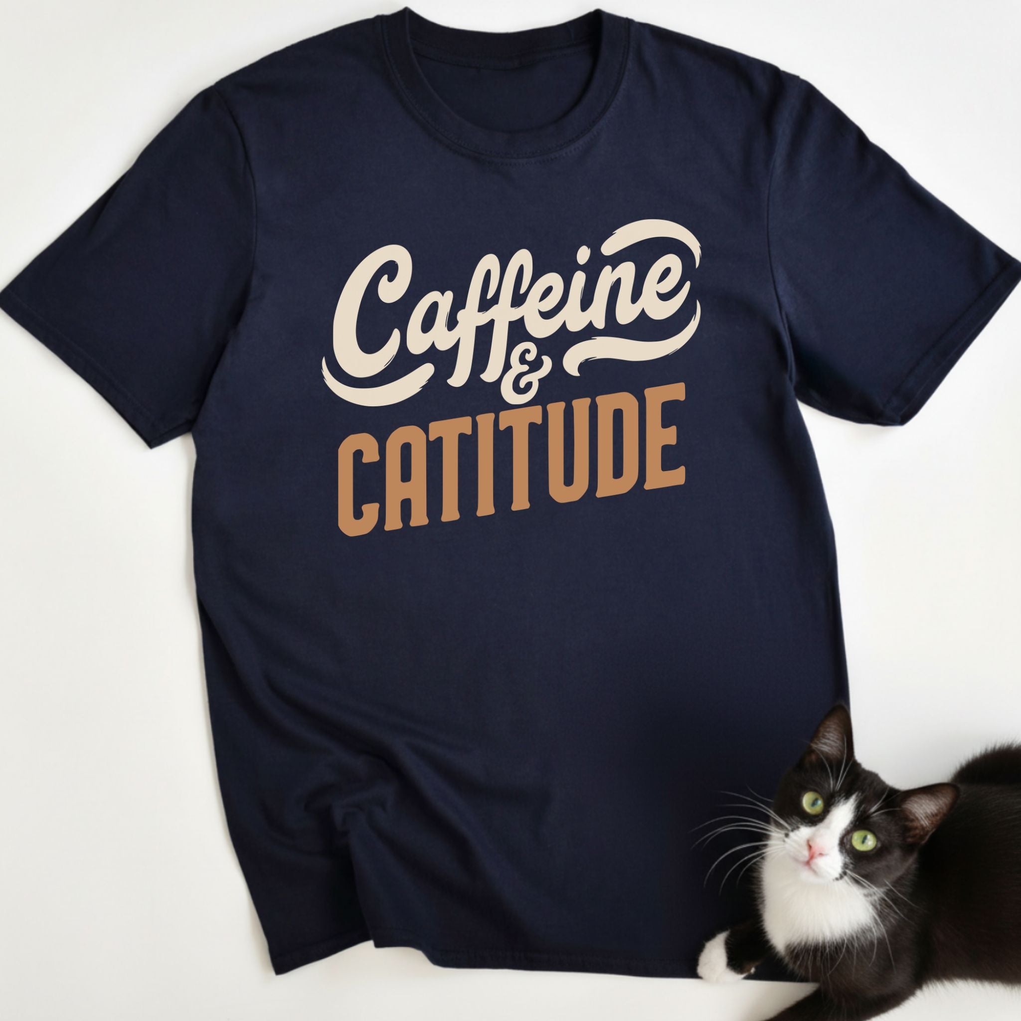 Caffeine & Catitude T-Shirt