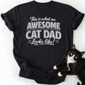 Awesome Cat Dad T-Shirt