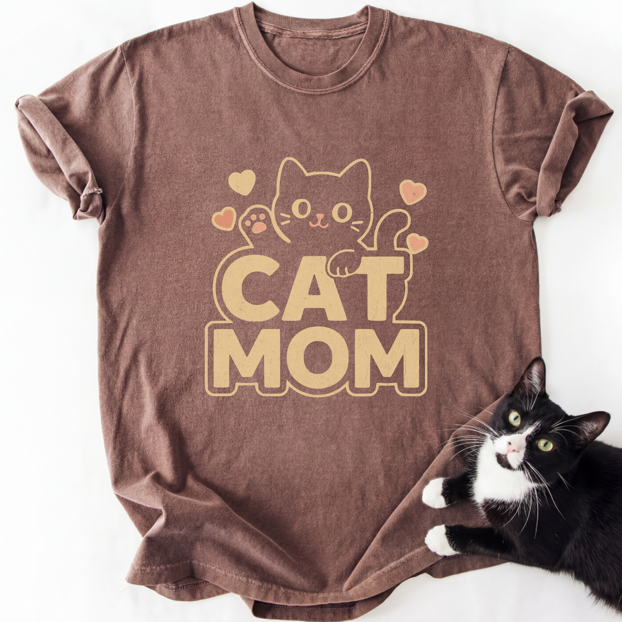 Cute Cat Mom T-Shirt