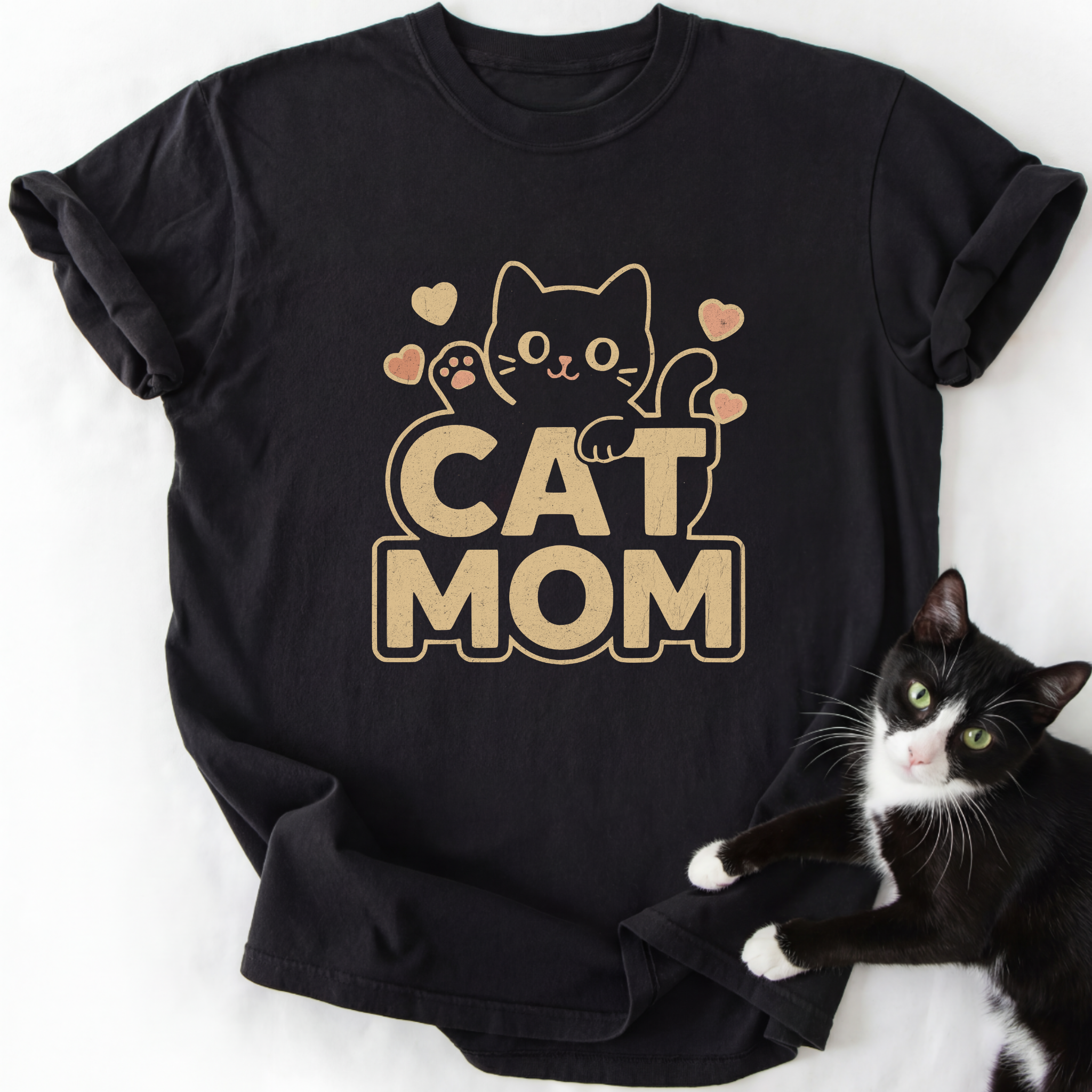Cute Cat Mom T-Shirt