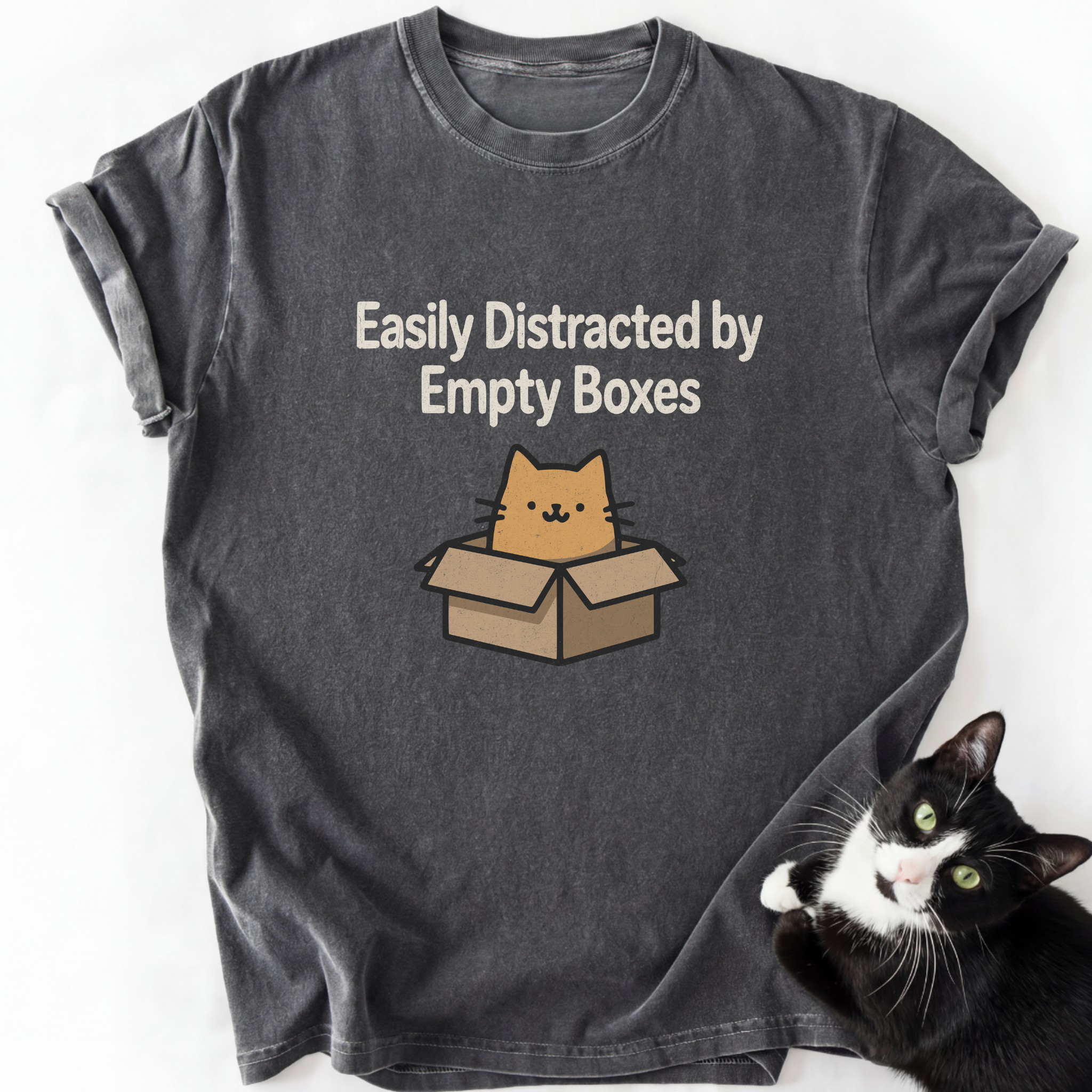 Distracted By Boxes T-Shirt