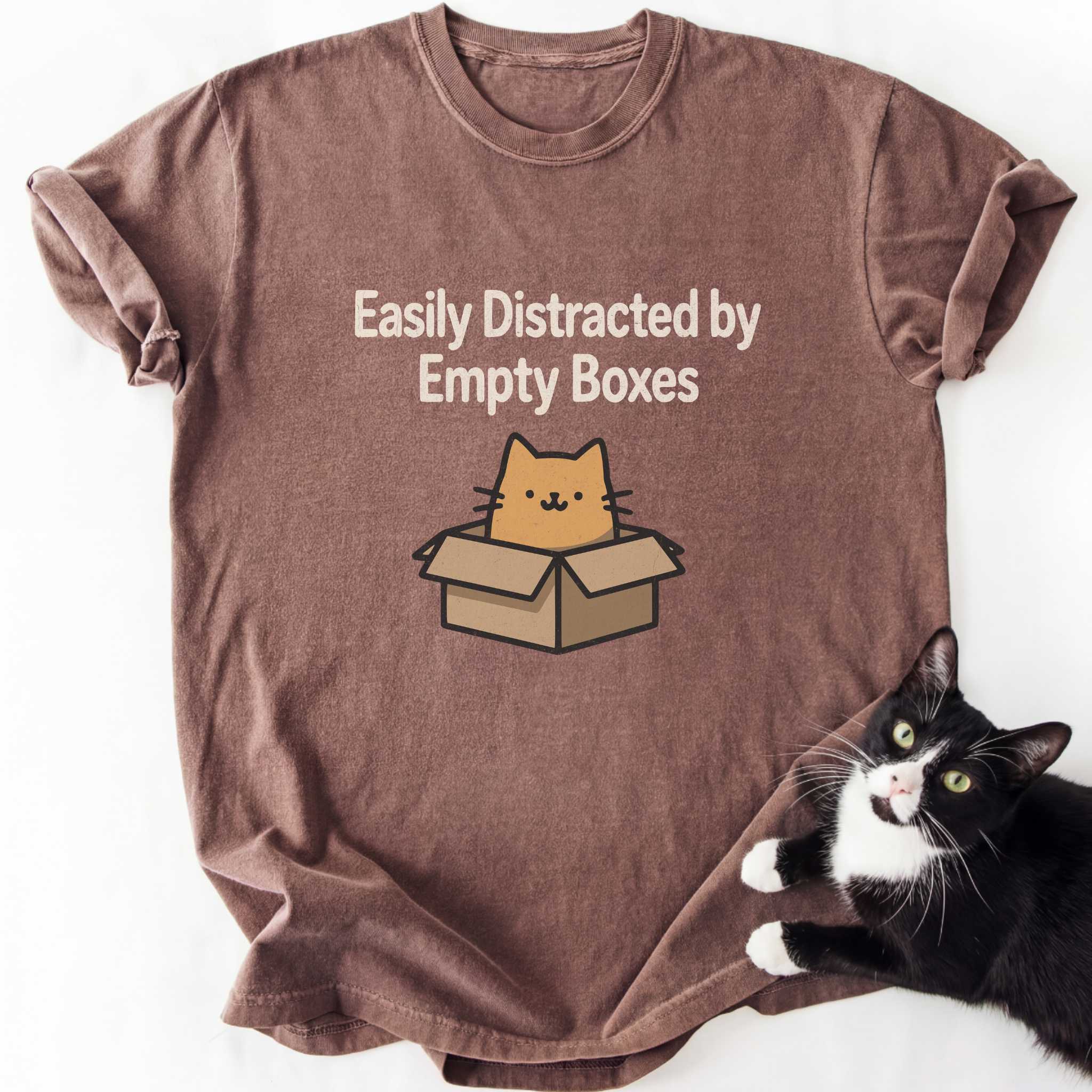 Distracted By Boxes T-Shirt