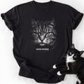 Black relaxed fit cat lover shirt featuring Access Revoked text