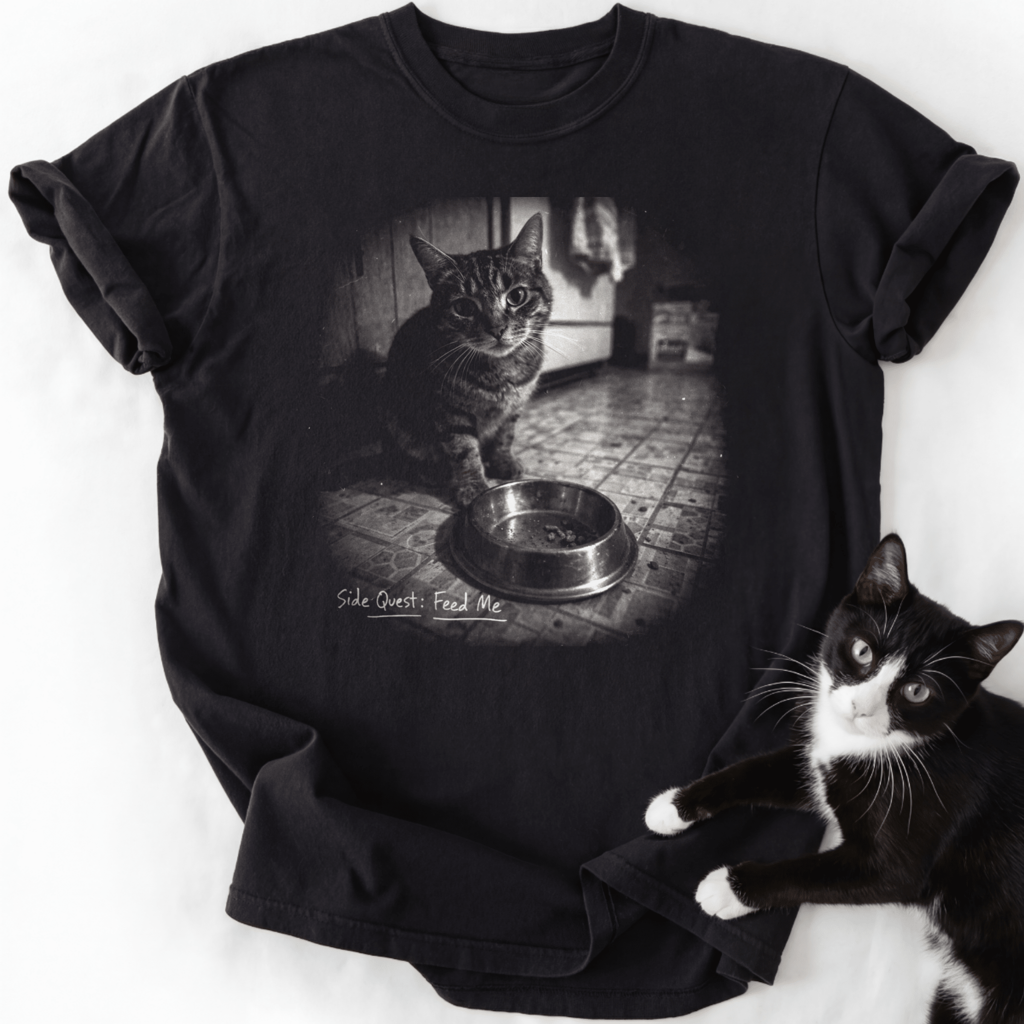 Side Quest, Feed Me T-Shirt