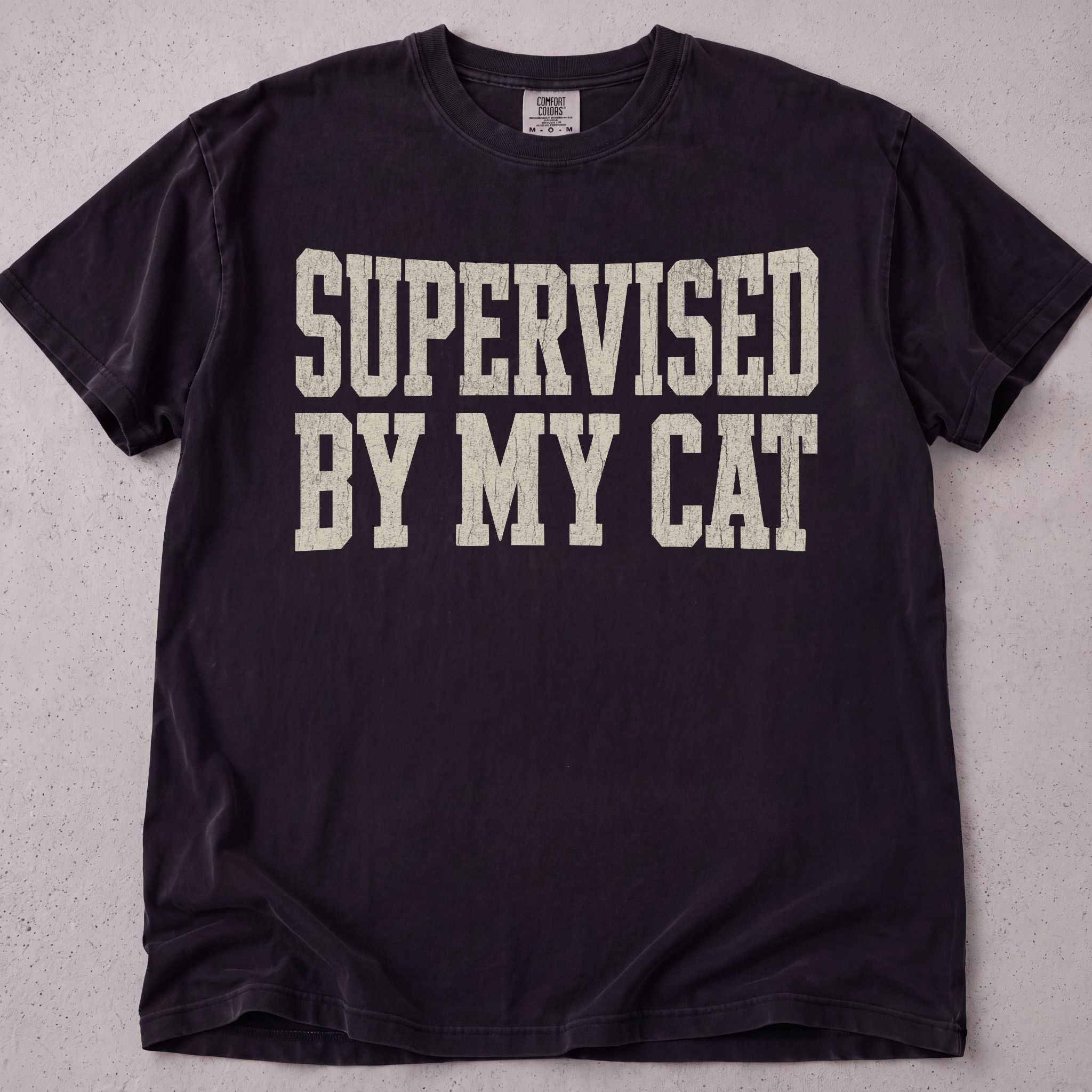 Supervised By My Cat T-Shirt