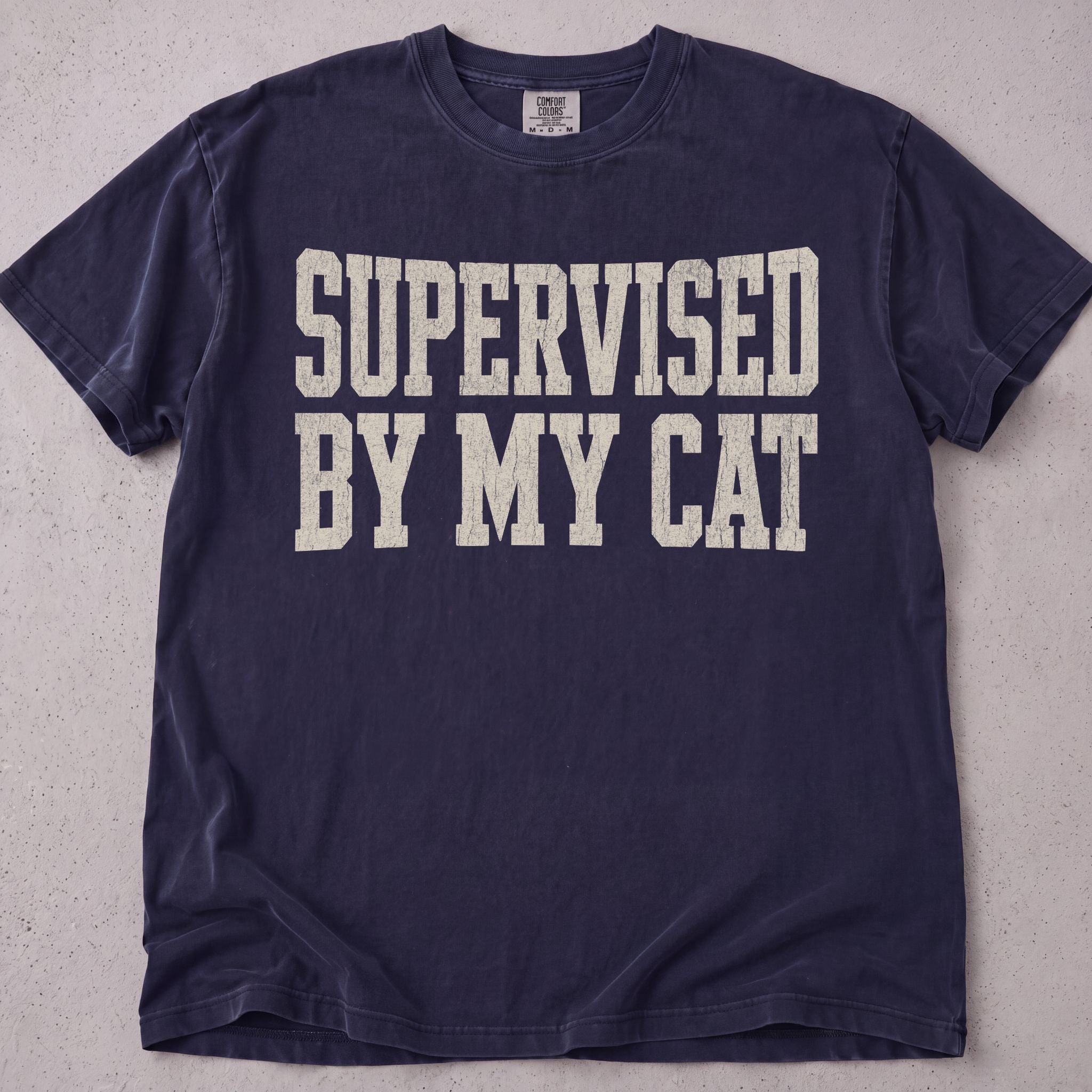 Supervised By My Cat T-Shirt