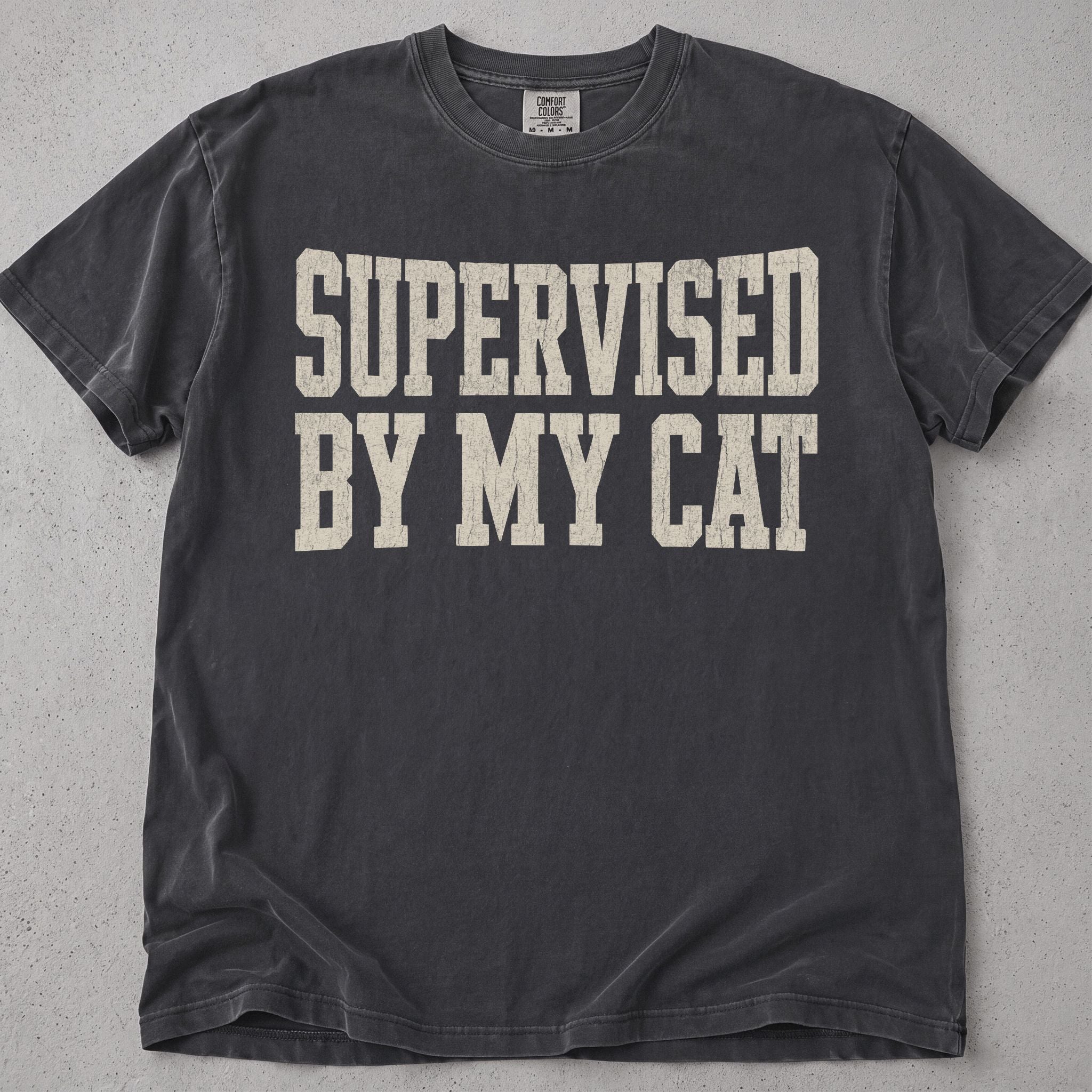Supervised By My Cat T-Shirt