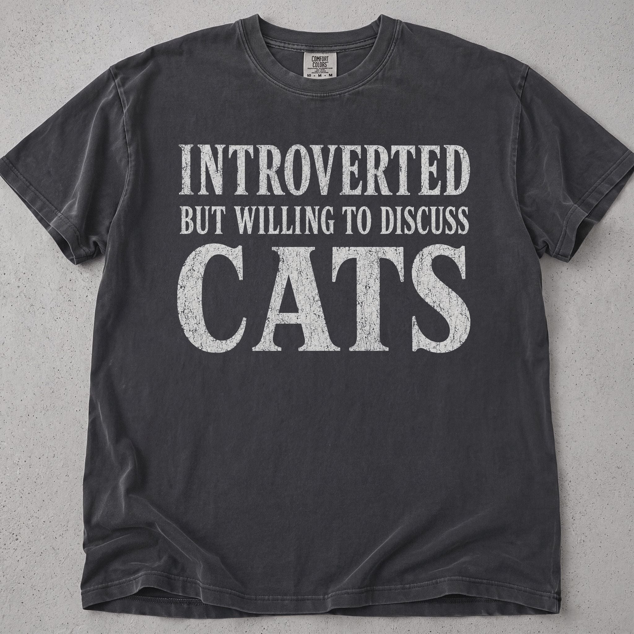 Willing To Discuss Cats T-Shirt