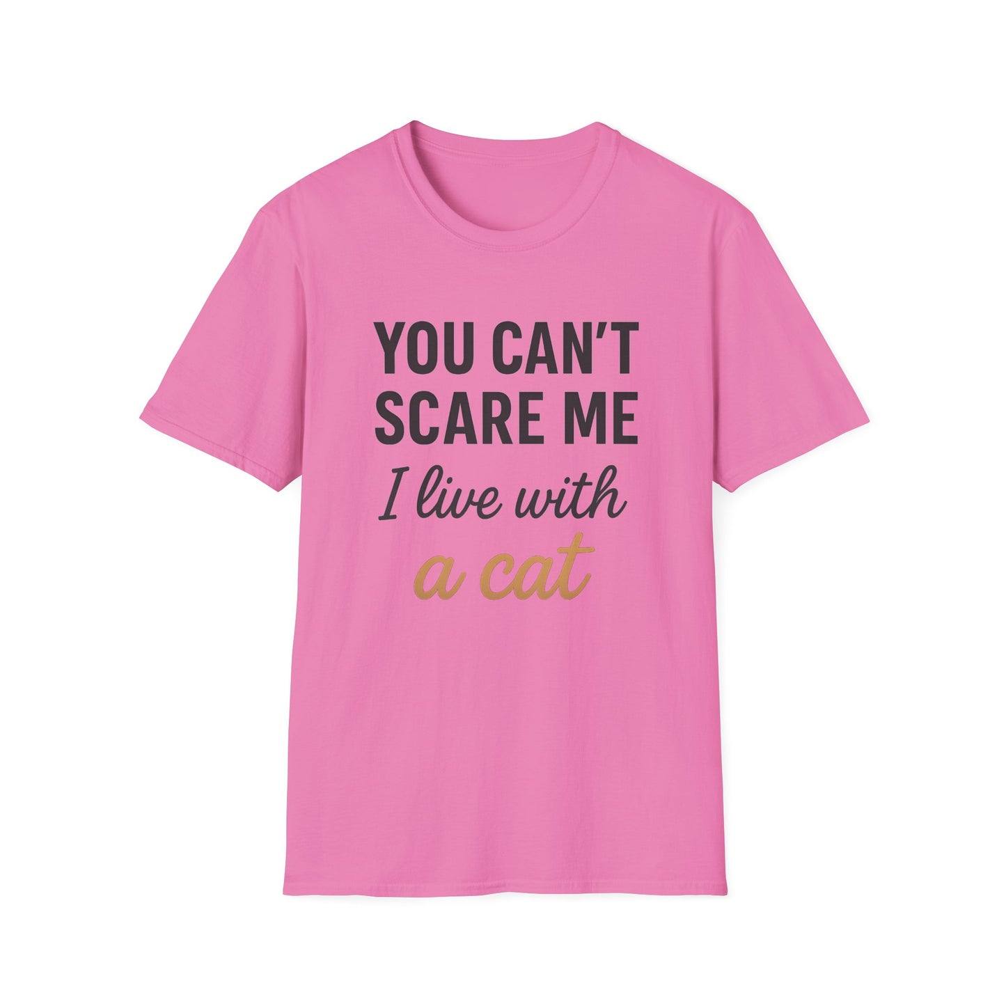 You Can’t Scare Me I Live with a Cat T-Shirt