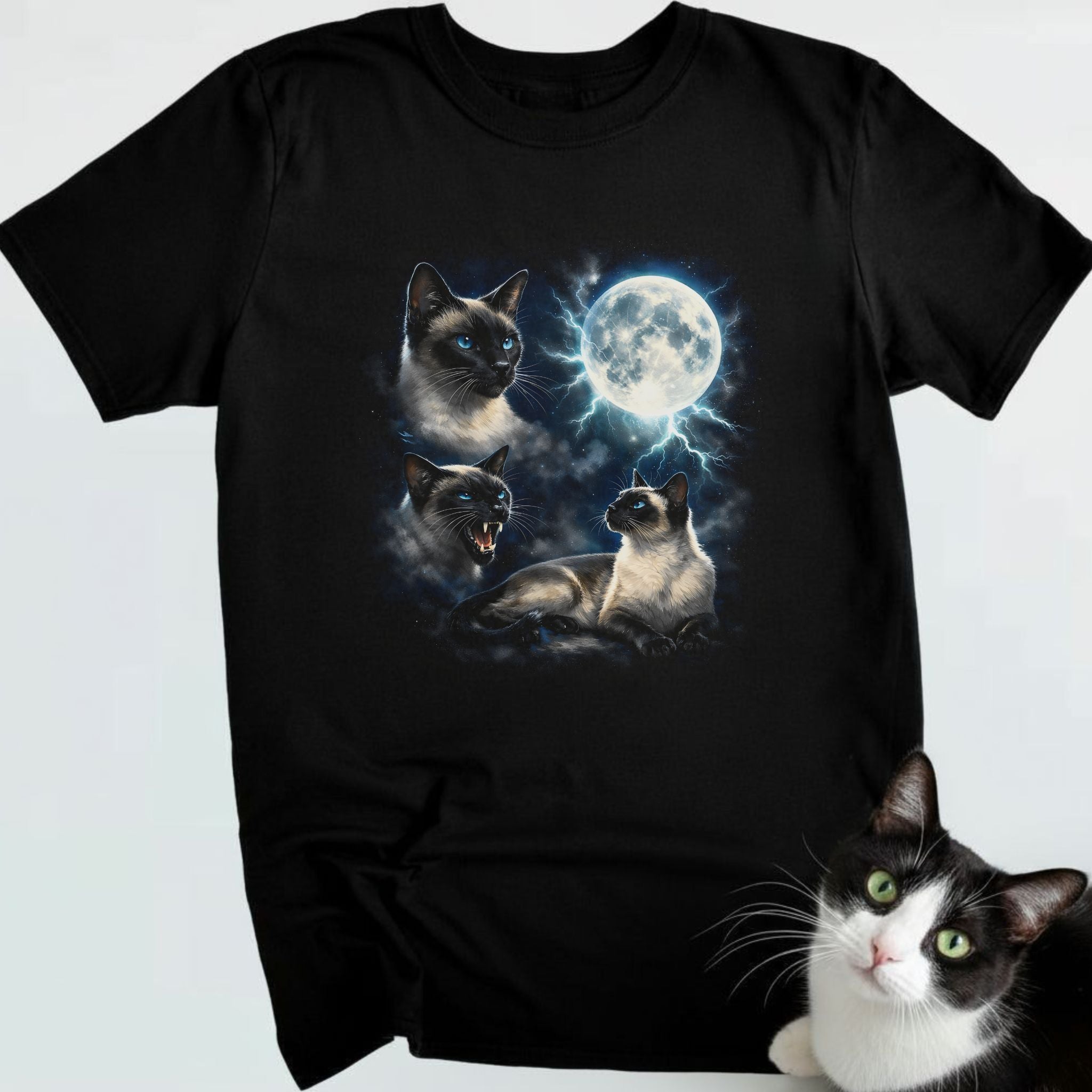 Moonlit Siamese T-Shirt