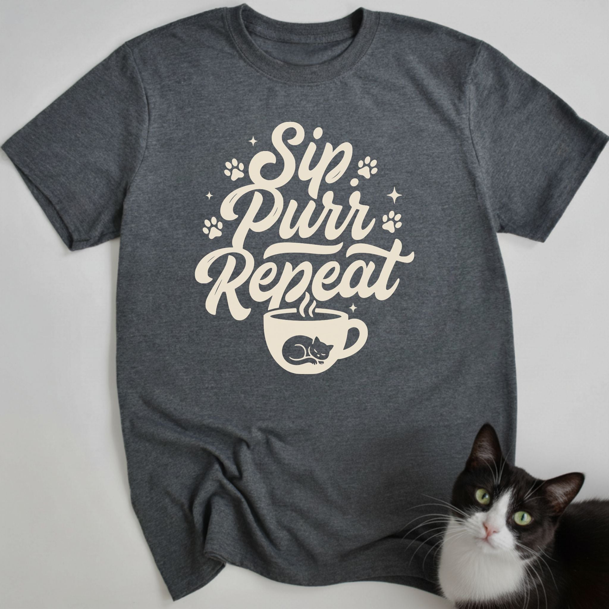 Sip. Purr. Repeat. T-Shirt